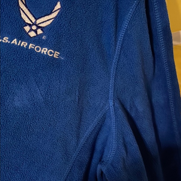 U.S. Air Force Blue Quarter-Zip Sweatshirt - Picture 2 of 4